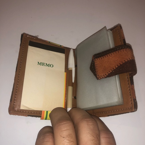 Vintage Suede cloth Wallet - Picture 4 of 5